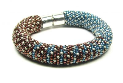 Gradient Double Crochet Bracelet